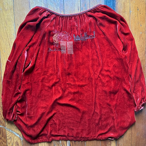 Johnny Was silk top - Picture 6 of 6